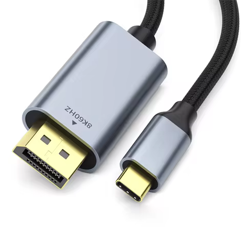 Vothoon USB C to DisplayPort 1.4 Cable 8K@60Hz 4K@120Hz Aluminum USB Type C to DP Cable for Home Off