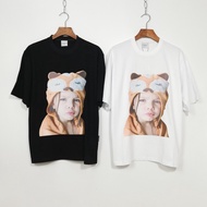 Adlv Baby Face Tee Black Racoon