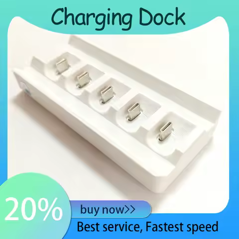 5 in 1 Charger For Pico 4/Pico 4 Pro/Pico 4 Ultra VR Motion Tracker Portable Charging Dock Base Stan