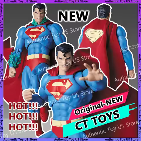 New CT Toys Superman Hush 117 Version Dc Super Man Anime Cloth Made Action Figures Figurine Statue M