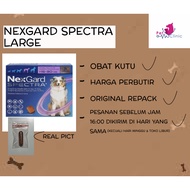 Nexgard Spectra Size Large Dog Flea Medicine 15-30 kg Worm Demodex Flea Medicine 100% Original Repack &amp; Effective