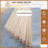 Cheap Pre-planed Pine Wood Slats, Thickness 1cm x 2cm x Length 50cm, Sawn Pine Wood Slats Used as De