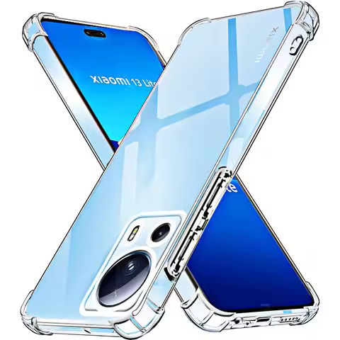 For Xiaomi 13 Lite Case Clear Silicone Soft Phone Cover Xiaomi13 Light Mi 13Lite Mi13 Lite 12 10 11 
