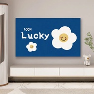 New Style tapestry TV Dust Cover Elastic Hanging TV Cover Cloth remote control Computer cover 22 24 