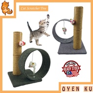 Cat Scratcher Toy with Mouse Cat Tree/ Cat Climbing Toy Tower/ Mainan Kucing Scratcher