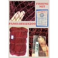 PAMO FISHING NET 18x12x 200 x100 meters