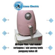 Air Fryer / Multipurpose Cooking Tool / Stir Fry Tool Boiled Baked / Airfyer Pink original 100%