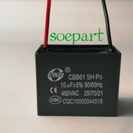 Capacitor CAPACITORSQ 10uF 450V. For Use With Various Water Pumps Or Fans. Capacitor Water Pump Capa