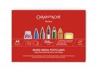 CARAN D'ACHE - 250g 混合素材畫簿｜A6 Postcard｜12張