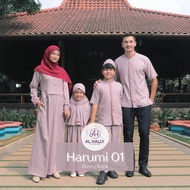 KATUN AL HALLY SARIMBIT HARUMI 01 Dusty Brick ll Latest family uniform 2024 cotton material embroide