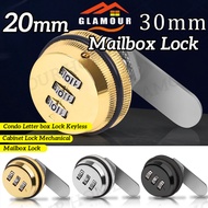[SG] HDB Letter Box Lock Letter Keyless Password Mailbox Lock Box Digital Lock Mechanica Lock 3 Digi