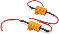 uxcell 2 Pcs 25W 10RJ Automotive LED Decoder Headlight Canbus Decoder No Error Free Load Resistor