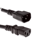 Power Cord Extension Cable, Power Cord C13-C14 1.8m 3 Copper Core