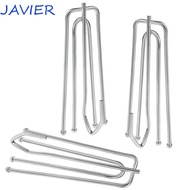 JAVIER Curtain Hooks Bathroom Curtain Window Door Hangers 4 Prongs Durable Curtain Accessory Drapes 