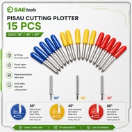 MESIN SAEtools Jinka Roland Cutting Machine Knife Set 1 box 15pcs