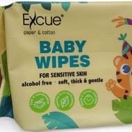 Excue Tisu Basah Bayi Untuk Kulit Sensitif (80 wipes)