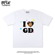 S-5XL G-DRAGON T-shirt I Love GD Ubermensch G-DRAGON 2025 World Tour T-shirt 100%Cotton Short Sleeve