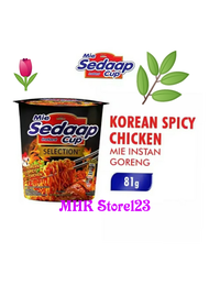 sedap cup korean spicy chicken/sedap cup selection 81Gr