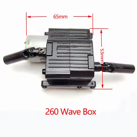 260 Wave Box Motor Transmission Gearbox Engine Parts Accessories For WPL B14 B24 C34 C54 C54-1 D62 D