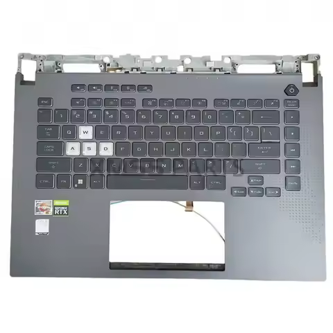 A+Used Palmrest W/ Keyboard Backlit For ASUS ROG Strix G15 G513 G513R (2022) Gray