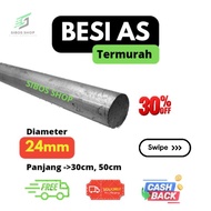Round Bar | Custom 24mm Diameter iron, 17cm to 100cm long