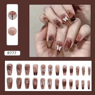 [R777]3D False Nails Modern Style Easy To Use 24 Pieces Per Box