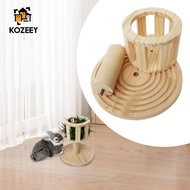 [KOZEEY] Bunny Hay Manger, Wooden Hay Feeder, Grass Holder Hay Racks Hay Dispenser for Guinea Pig Ch