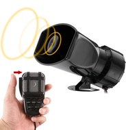12V 110DB Loud Car Alarm Horn Police Siren Air Horn Warning Alarm Truck Alarm Loudspeaker Horn Emerg
