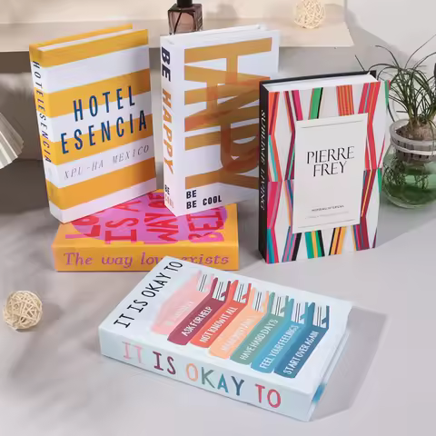 Fake Books Decoration Modern Fake Book for Living Room Luxury Decoration Fake Books Bookshelf Coffee