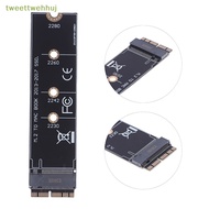 tweettwehhuj M2 SSD Adapter M.2 PCIE NVME SSD Converter Card Internal Solid State Drive for Apple Macbook Air Pro sg