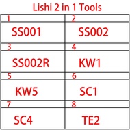 AM5 R52 KW1 M1/M2 SC20 BE2-6 BE2-7 SS001 SS002 pro SS002R Alat Pembaikan Untuk Alat Lishi 2 Dalam 1