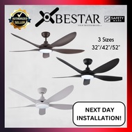 Bestar Wind DC Motor Ceiling Fan 32 / 42 / 52 inch with LED Light