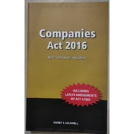 (USED) Companies Act 2016 (with subsidiary legislation)