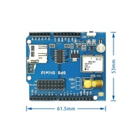 6M GPS shield GPS Recording Expansion Board GPS Module with SD Card Slot+Antenna