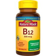 Nature Made Vitamin B12 500 mcg / 3000 mcg B-12
