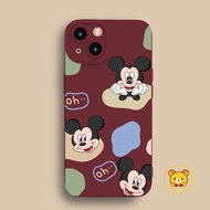 Cartoon Disney Mickey Cases For OPPO A8 A31 A9 A5 2020 F9 Pro F7 A83 A1 R17 R15 Pro R15X R11S R11 Plus Casing Mickey Family Mobile Case Cute Mouse Full Camera Protected Cover