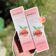 Kiss Beauty Make Up Fix Spray No.2166 สเปรย์พีช สเปรย์น้ำแร่ หอมกลิ่นพีช สเปรย์น้ำแร่ล็อคเครื่องสำอา