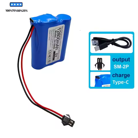 100% New 12800mAh 5V For Kubao Insulin Refrigerator Box Rechargeable Special Battery ✈️✈️