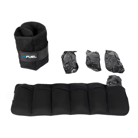 Adjustable Wrist Weights Ankle Weights Pair 5lb Total with 6 Removable Weight Packs 2.5-Pound Each