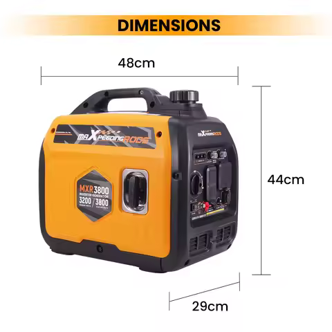 3800 Watt Generators Portable Gas Generator Inverter Quiet for Home and Camping for RV