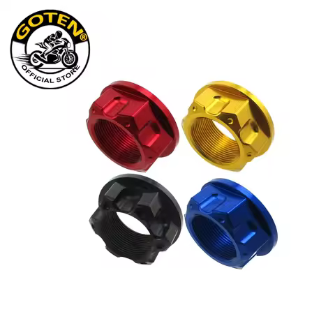Goten Aluminum Steering Stem Nut For CRF50 XR50 KLX110 TTR50 TTR110 TTR125 DRZ110 RM85