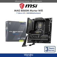 MSI MAG B860M MORTAR WIFI | Micro-ATX | DDR5 | Motherboard