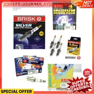 Spark Plug Brisk Silver Premium A-line NGK Iridium Denso Power pack Laser Flow Turbo NGK Iridium Spa