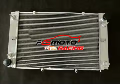 For Porsche 928 with 2 Oil Coolers Newly-improved Aluminum Radiator