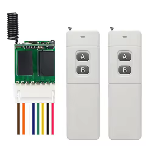 3000M Long Range Mini RC Remote Switch DC 3.7V-12V 6V 9V Micro Wireless Switch NO NC COM Normally Cl