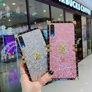 Case Samsung Galaxy A10 A20 A30 A50 A70 Luxury Glitter Square Phone Case