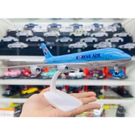 Korean Airlines Blue Airbus A380 20cm Model