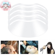 Flym 100Pcs Salon Haircut Face Mask Hair Dyeing Protector Cover Disposable Transparent Haircut Mask 