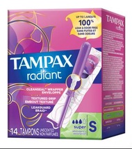 [可在地鐵站面交] [全新]Tampax Radiant S 衛生棉條