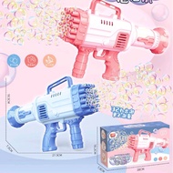 32 Hole Bazooka Bubble Gun Toys Children's Electric Gatling Bubble Machine